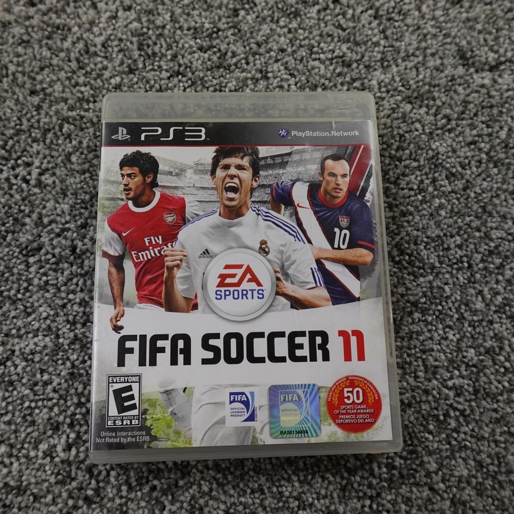 Fifa Soccer 11 Sony PS3 Play Station 3 Game Disc Box Manual Football Futbol EA